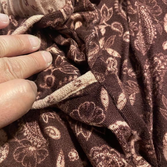 Lucky Brand Purple Paisley 2 Piece Lounge Pajama Set Size Large - Picture 3 of 9